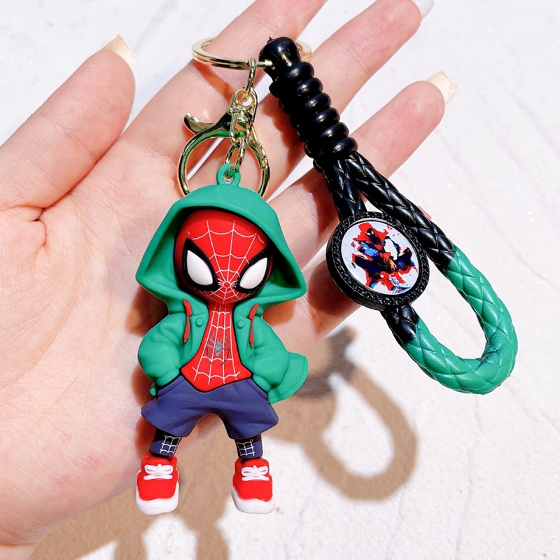 Men Accessories Bag - Silikonowy breloczek z kreskówkowym Spider-Manem, zawieszka