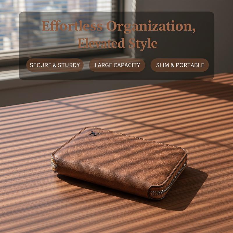 Passport Wallet Rfid - Etui na paszport z zamkiem błyskawicznym,