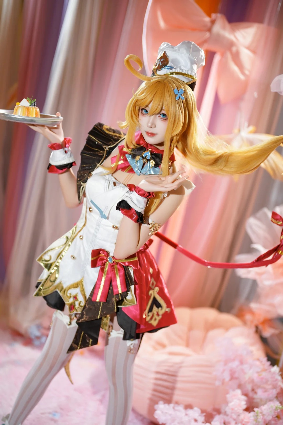 Men Accessories Korea - Oficjalny strój cosplay Escoffier, peruka, buty,