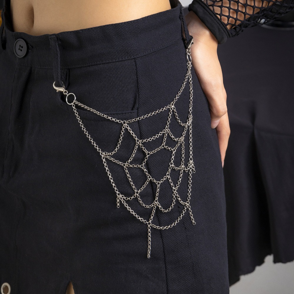 Gotycki Punk Srebrny Łańcuszek – Men'S Accessories Clothing recenzja i cena