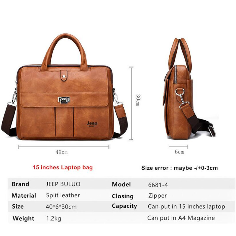 Torba męska Jeep Buluo ze skór – Men Accessories Bag recenzja i cena