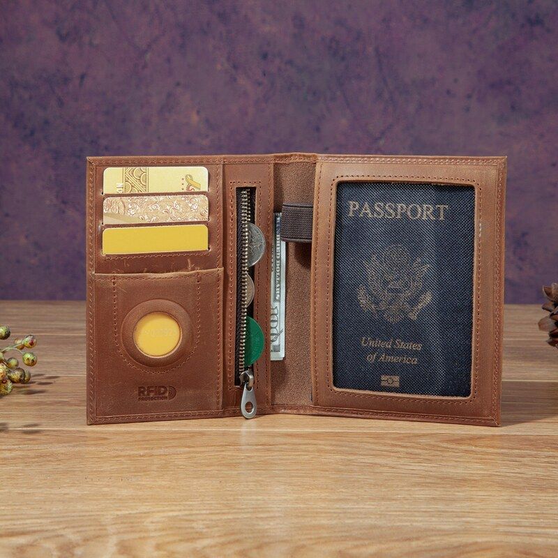 Modny unisexowy skórzany portf – Passport Wallet Rfid recenzja i cena
